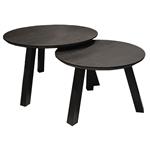 Zwarte salontafelset