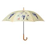 Paraplu Europese vogels, lichtgeel  TP310