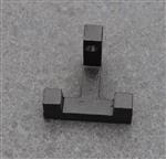 Kapstokhaak Industrieel, Dubbele haak Zwart, gietijzer, KH103