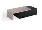 Salontafel met extra element (Puuur) 80x50cm / MDF / Mat