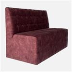 Wandbank met knopen 120cm