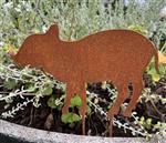 Tuinsteker Varken, Big, Roestig metaal SV331A