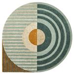 Vloerkleed Fano Girare Green / ø 240cm