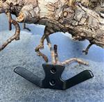 Kapstokhaak industrieel, strak, zwart, gietijzer KH146