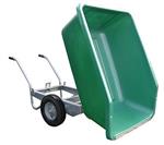 Kantelkruiwagen met 2 wielen, 500 ltr, GROEN