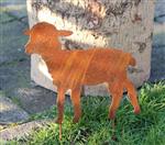 Tuinsteker schaap, lam, roestig metaal LS357B