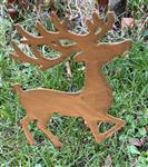 Tuinsteker hert, roestig metaal SH117