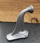 Kapstokhaak stoer, grijs, gietijzer KH1536