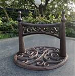 Schoenschraper, Laarzenschraper ellips, gietijzer LH73