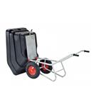 Kiepkruiwagen 300 liter ZWART