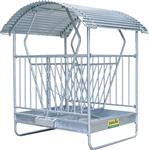 Grote ronde balenruif, gegalvaniseerde weideruif