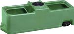 Weidedrinkbak groen, 70 liter, dubbel, hogedrukvlotter