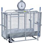 Mechanische weegschaal voor schapen en kalveren