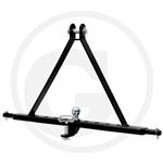 Trekkogel en trekhaakframe Cat II voor driepunts hefinrichting