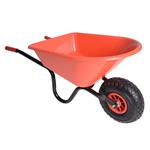 Rode kinderkruiwagen metaal/kunststof