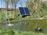 Solar vijverpomp met 2 x 115 Watt zonnepanelen