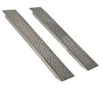 Rechte aluminium oprijplaten 200 cm - 400 kg- 20 cm breed