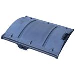 Schuifdeksel tbv halfpipe voerwagen 230 liter grijs