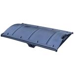 Schuifdeksel tbv halfpipe voerwagen 350 liter grijs