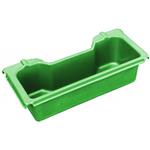 Bak 25L voor halfpipe voerwagens 230 en 350 liter groen