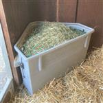 Pacefeeder XL grijs, met paarden slowfeedernet 60mm