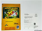 Super Nintendo / SNes - Mickey Mania - EUR - Manual + Registration Card