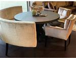 Ronde eetkamerbank 200cm