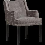 Moderne velvet eetkamerstoel