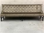 Gevlochten eetkamerbank 160cm