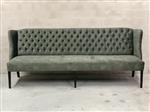 Zeer luxe klassieke eetkamerbank met capitons 160cm