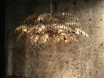 Hanglamp met glaspegeltjes Ovaal