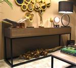 Houten Console tafel op maat Thompson (Puuur) 150x40x80cm / MDF / Mat