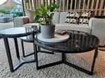 Salontafel set met granieten blad
