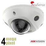 Hikvision 4MP AcuSense IP camera - 2.8mm - 30m nachtzicht - DarkFighter - microfoon - 2CD2546G2-IS
