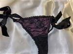 String met losse touwtjes maat L gebruikt