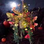 Hanging basket - winter - incl. verlichting