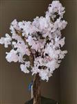 Kunst bloesemboom - Kunstboom - roze - 75cm - Voor binnen - volle kunstboom - fluffy bloesem