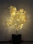 Combi Deal - Licht gevende kunst bloesemboom - incl.pot