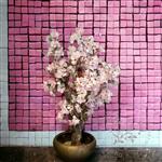 Kunst bloesemboom – Kunstboom – zacht roze – 75cm – Voor Binnen – Nieuwe Fluffy