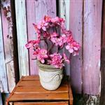 Mini bloesemboompje - kunstbloesem - in pot - 35cm