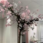 Kunst bloesemboom - Kunstboom - roze/wit - 245cm - Voor binnen - Rituals