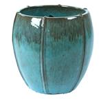 Turquoise Aqua plantenpot 55cm
