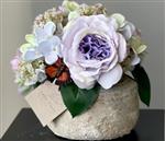 PTMD Pot - voor in de tuin - zacht roze - lila -