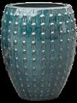 Oceaan blauw - stoere noppen pot - 55cm - keramiek -