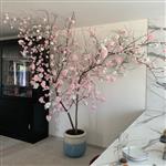 Kunst bloesemboom - Kunstboom - wit/roze - 230cm - Voor binnen