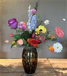 Plukboeket - Kunstbloemen - Zijden Bloemen Boeket - Kunstboeket - Veldboeket - Plukboeket - Multicol