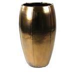 Goud brons -  hoge planten pot - 92cm - keramiek -