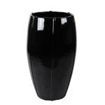 Hoge zwarte pot - keramiek - 74cm -