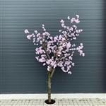 Kunst bloesemboom - Kunstboom - roze - 220cm - Voor binnen