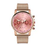 Luxury Watch for Women - Fashionable Quartz Movement Mesh Strap Business